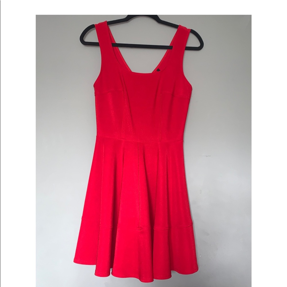 Red Skater Dress